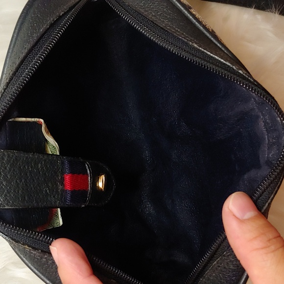 Authentic Vintage Gucci GG Monogram Supreme Sherry Web Ophidia Crossbody Bag - Picture 7 of 9